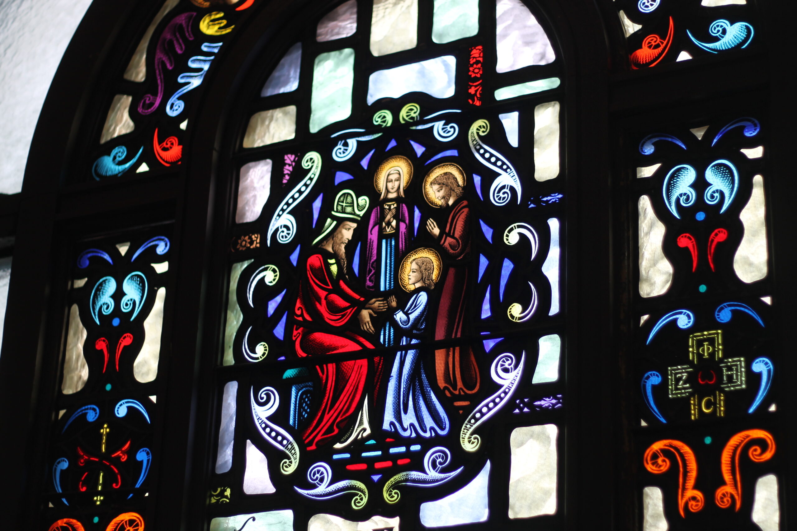 Stained Glass at Sacred heart